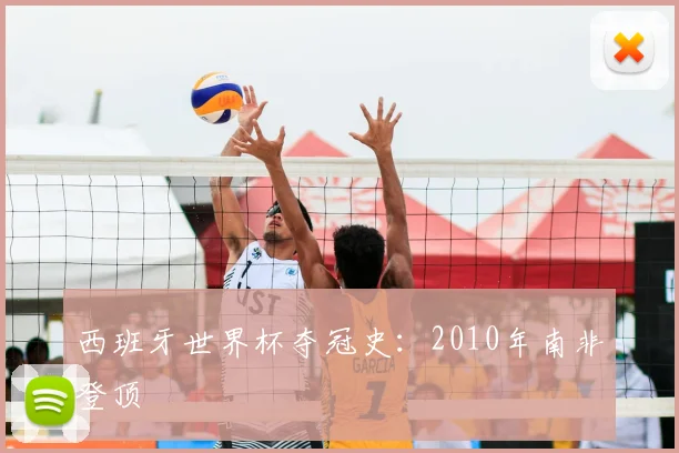 西班牙世界杯夺冠史:2010年南非登顶